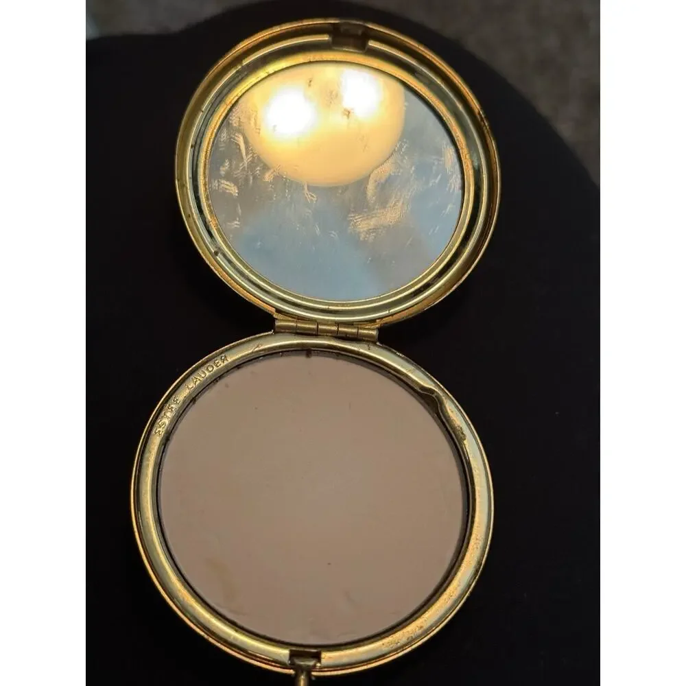 Vintage Estee Lauder July Angel Compact Lucidity Translucent Pressed Powder